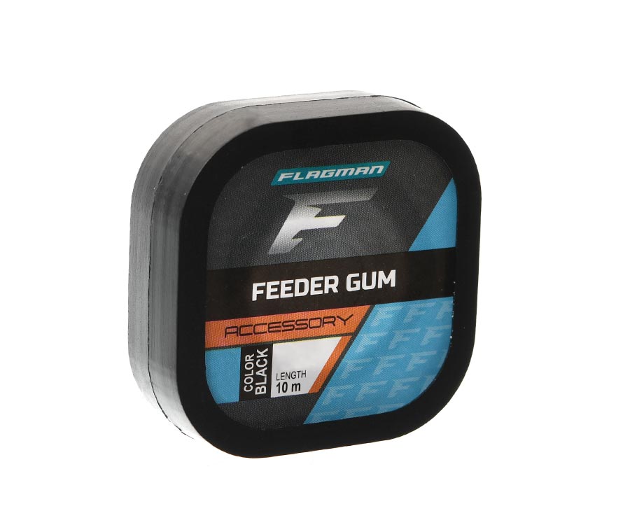 Flagman Feeder Gum Black 0.8mm / 10m