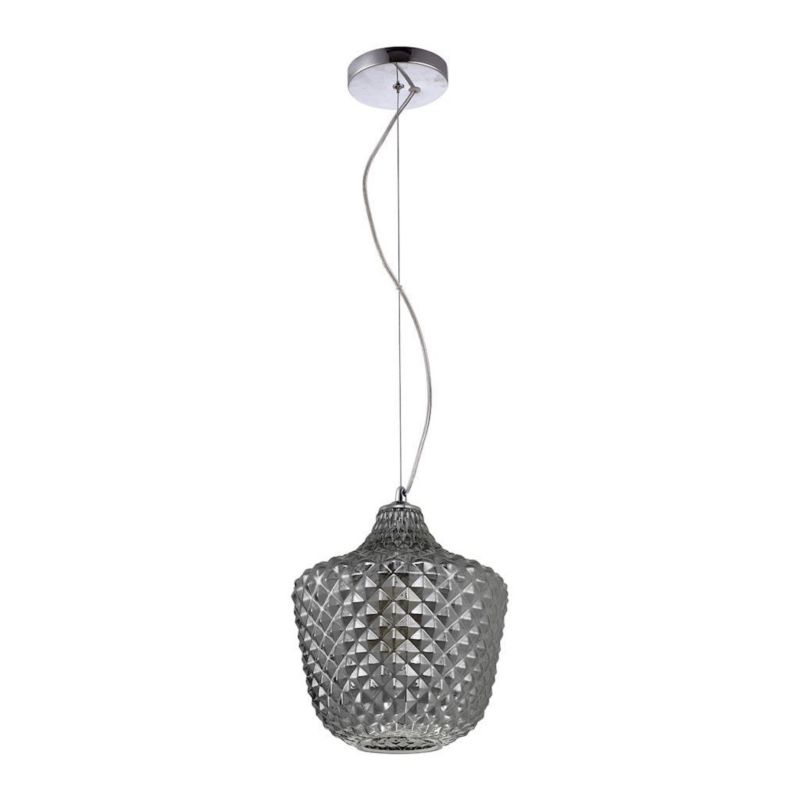 Lampa sufitowa wisząca Milagro Orlando 5494 czarna szerokość 26 cm 1xE27 x 60W 1 szt.