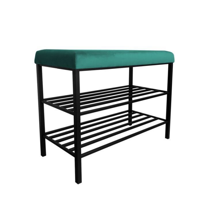 Stojak Atos na buty z siedziskiem GAJA MG20 czarny/turkusowy 1 szt