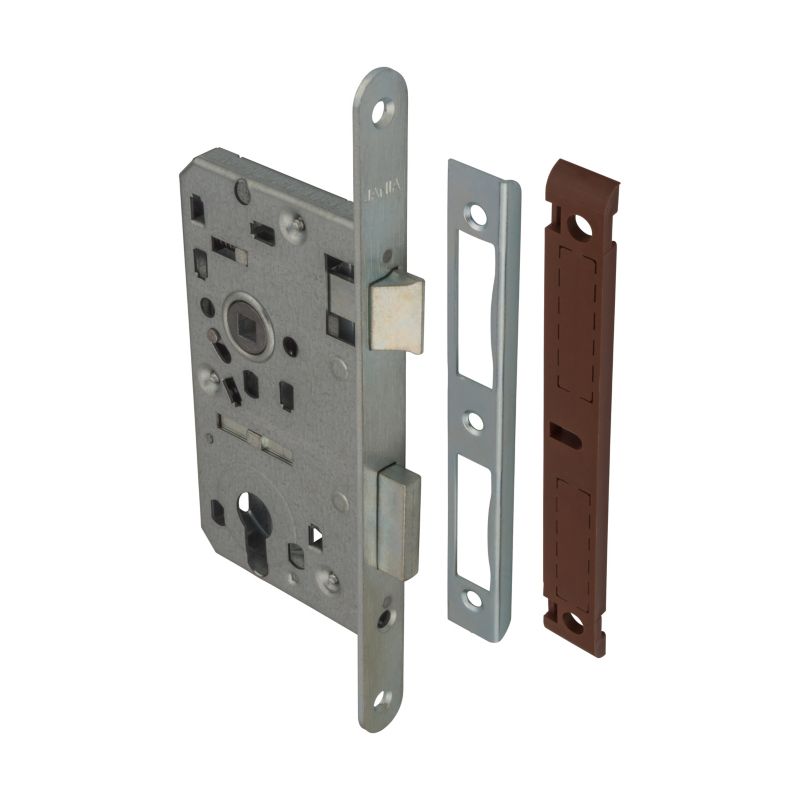 Zamek wpuszczany Jania 72/55 na wkładkę prawy