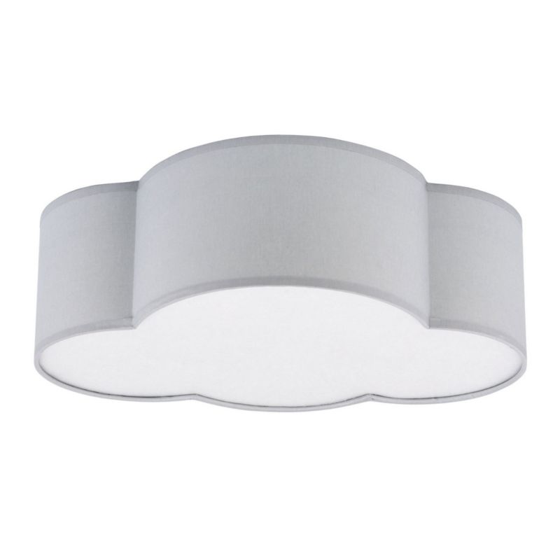 Plafon TK-Lighting Cloud biało-szary 2 x E27 x 15W IP20 wym: 13 x 31 x 41 cm - 1 szt.