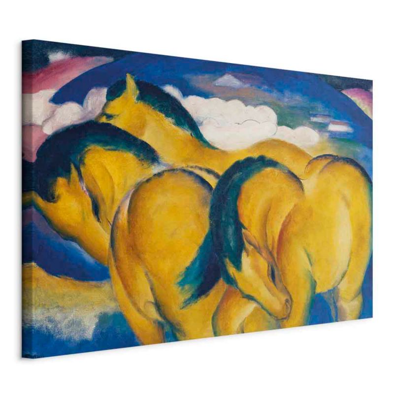 Obraz Artgeist Little Yellow Horses 60 x 40 cm płótno włoskie 1 szt