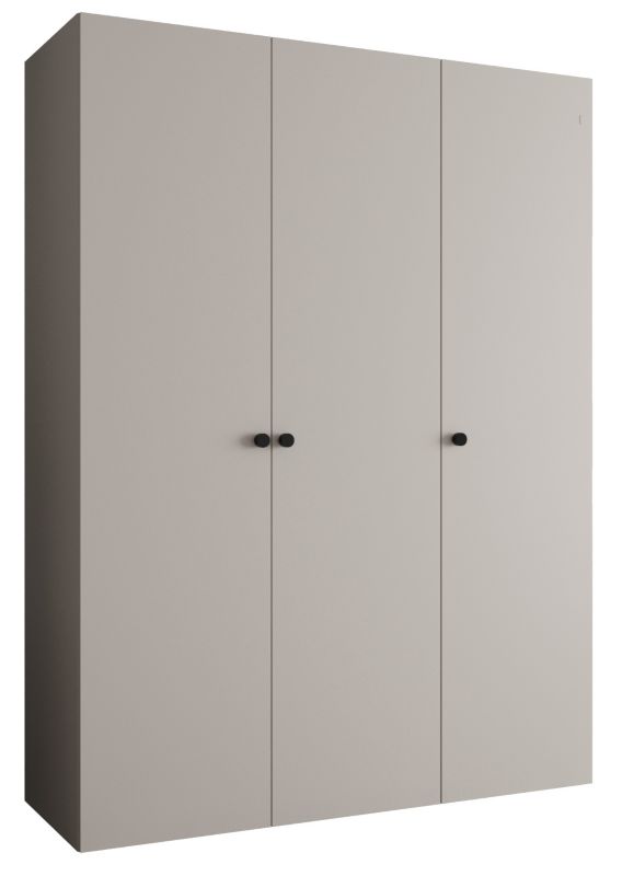 Szafa uchylna Abiks PARMA 1 150 wys. 202 cm Kaszmir + u. Czarny 1 szt