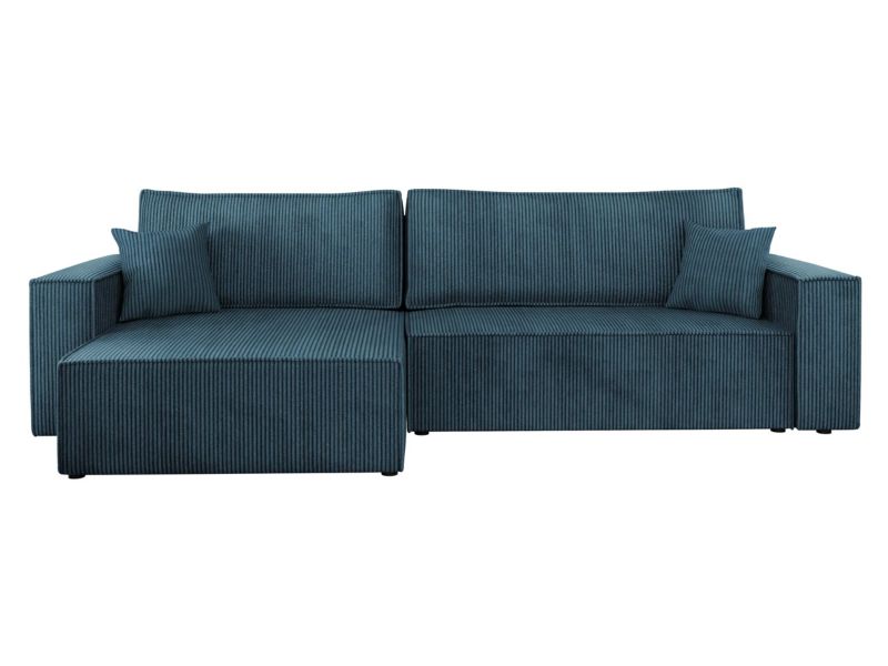 Narożnik MIRJAN 24 z funkcją spania Karl Maxi Sztruks kobaltowy 1 szt.