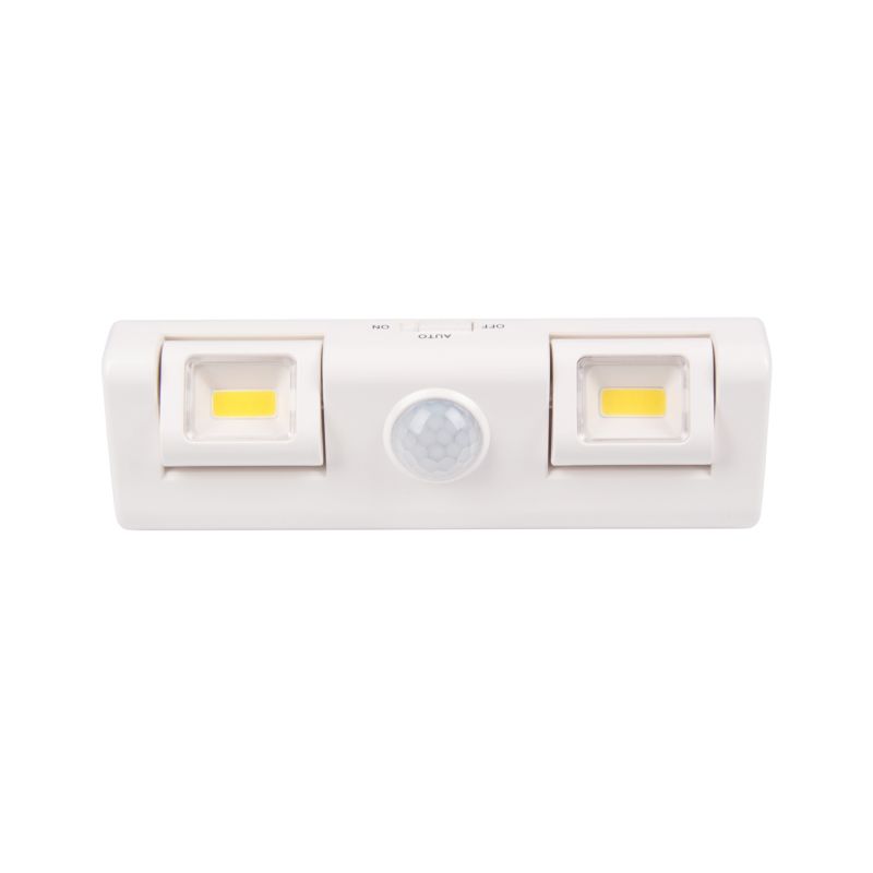Lampa podszafkowa LED MasterLED 1W 2xCOB PIR 4000K biała 1 szt