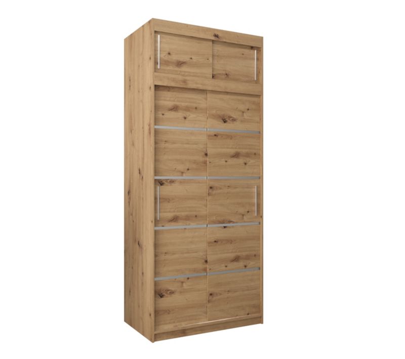 Szafa przesuwna Abiks Verona 1 100 artisan + artisan z nadstawką 1 szt.