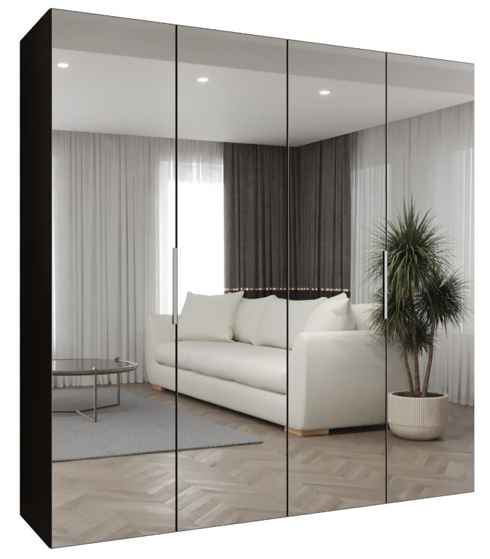 Szafa uchylna Abiks MARBELLA 3 200 wys 202 cm Czarny + Kaszmir 1 szt