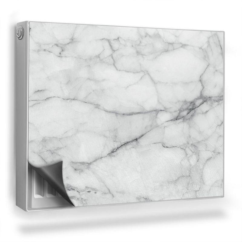 Dekoracyjna osłona mata na kaloryfer Wallfluent 80x60 cm Spękany marmur 1 szt.