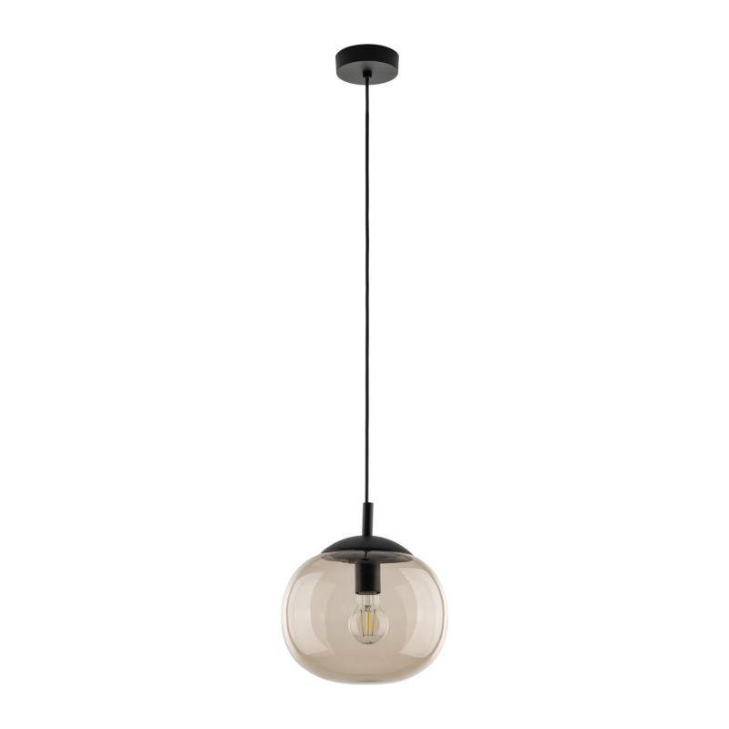 Lampa wisząca TK-Lighting Vibe Topaz brązowy klosz 1 30cm - 1szt.