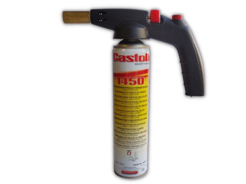 Palnik gazowy PRO Idealgas z piezozapalaczem + Castolin 1450 - 1 szt