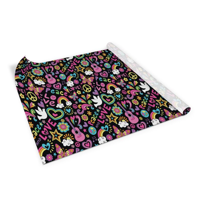 Samoprzylepna okleina Tulup 100x50 cm Love and peace 1 szt.