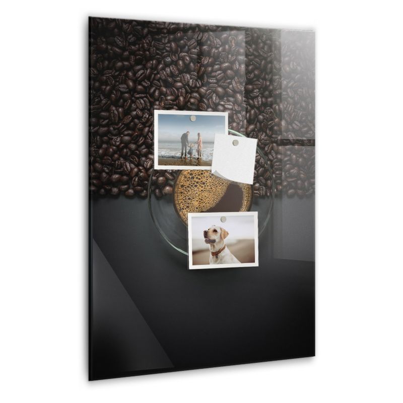 Szklana tablica magnetyczna Wallfluent 40x60 cm Kawa 1 szt.