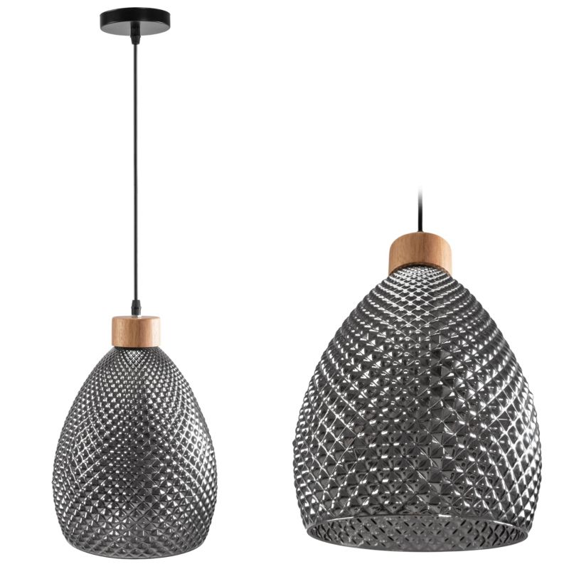 Lampa Sufitowa Wisząca Toolight App897-1Cp Czarny 1 Szt