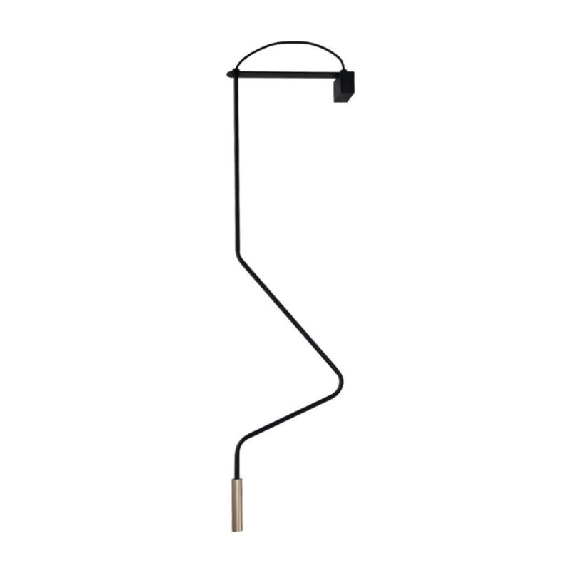 Kinkiet ścienny Shilo No. Vi czarny styl minimalistyczny 1 x G9 x 2.5W IP20 wym: 100 x 27 cm - 1 szt.