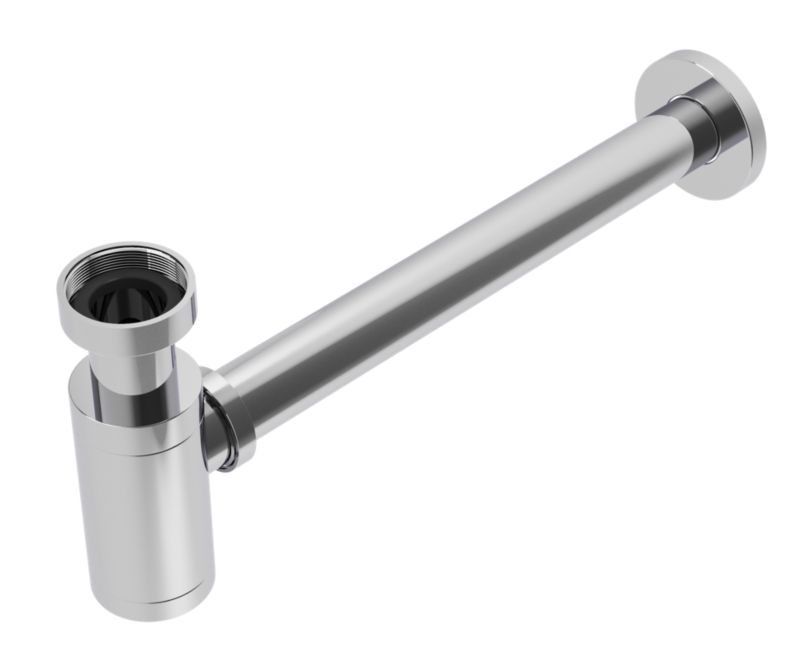 Syfon Umywalkowy Granitan Mosiężny Chromowany Łazienkowy Okrągły Uniwersalny 1 szt.