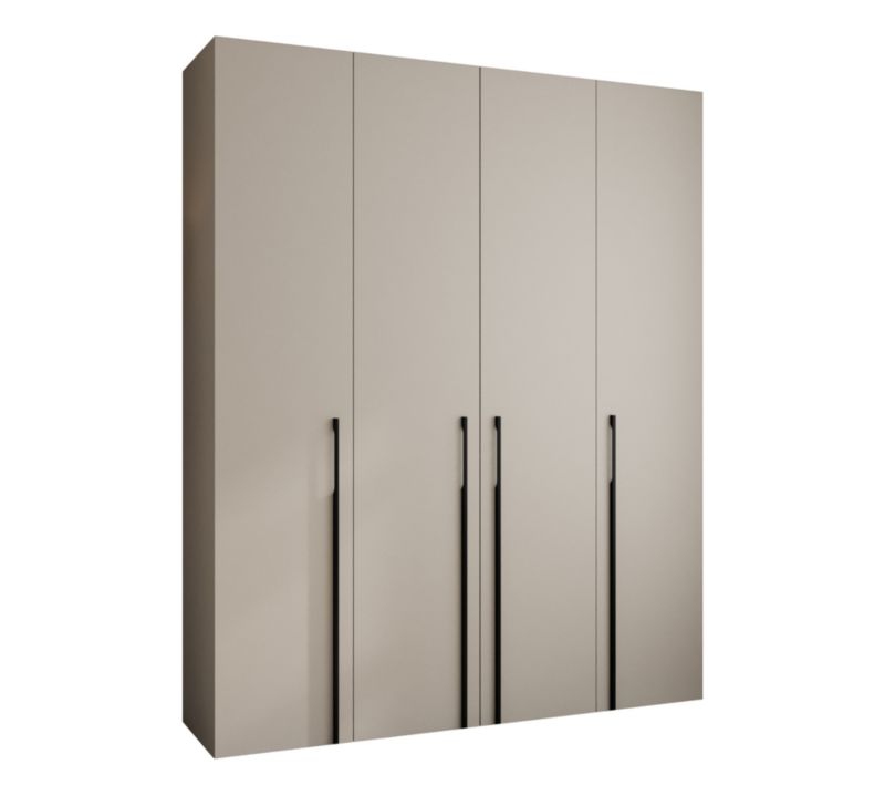 Szafa uchylna Garderoba COMO 3 200 (kaszmir/czarny)