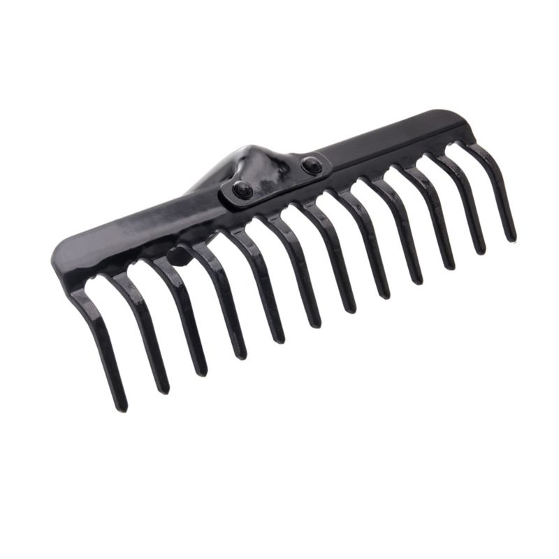 Grabie KADAX metalowe Do Liści Trawy Bez Trzonka Nieoprawione 12 Zębne Solidne 1szt.