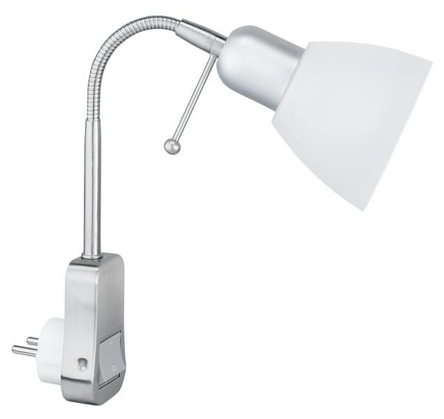 Kinkiet ścienny Trio Ligara srebrno-biały 1 x E14 x IP20 wym: 28 x 6,9 x 6,9 cm - 1 szt.