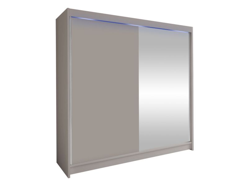 Szafa MIRJAN 24 z drzwiami przesuwnymi Talin I z oświetleniem RGB kaszmir 1 szt.