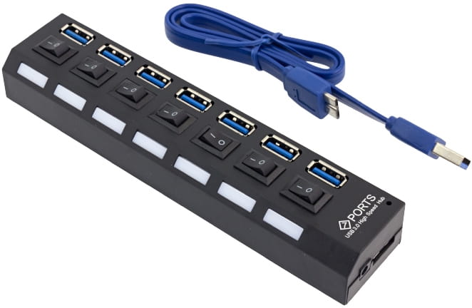 HUB USB 3.0 7 portów AK320B - Henryx24