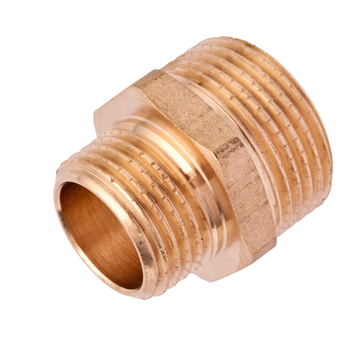 Invena Nypel redukcyjny mosiądz 3/4" x 1"