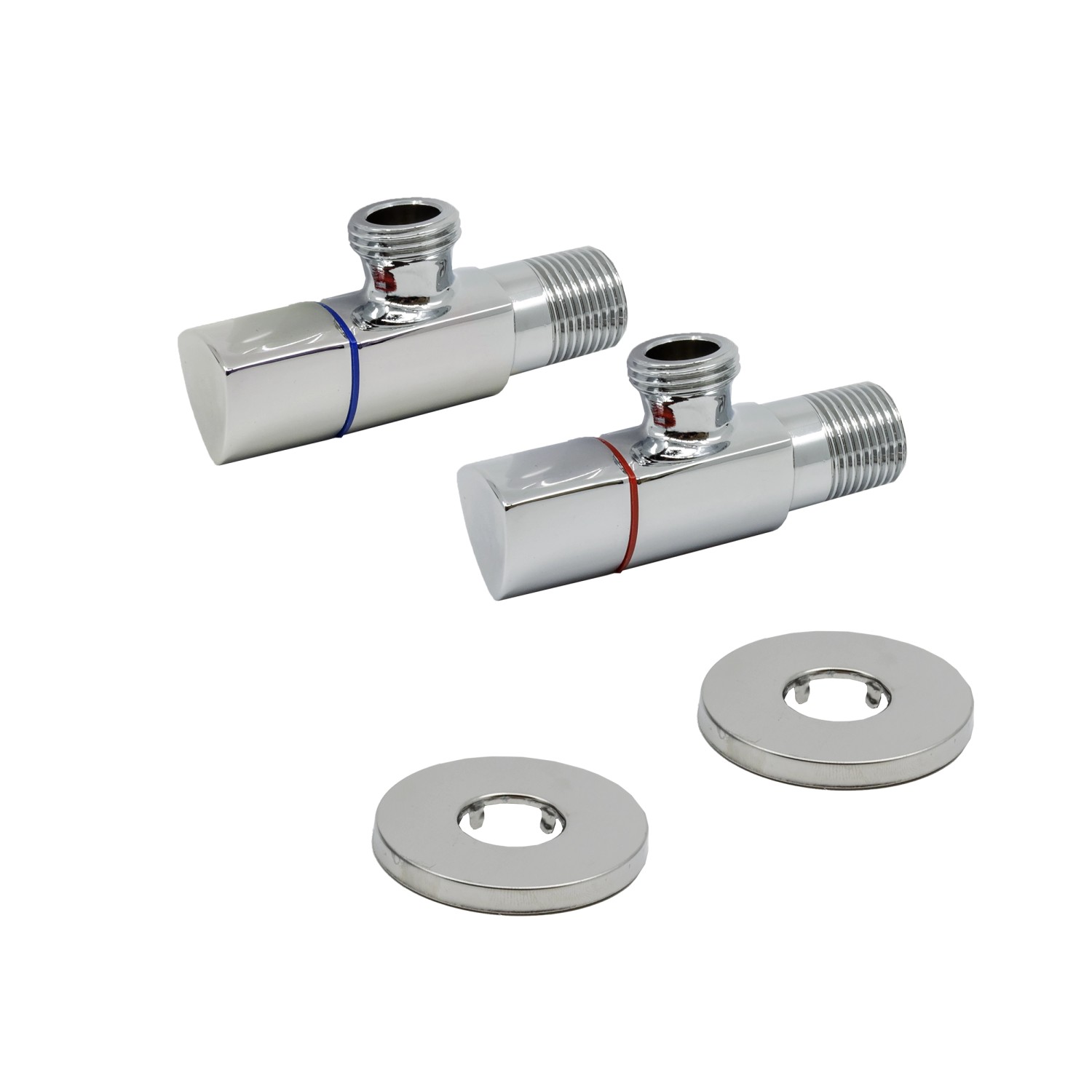 Schlösser Zawory sanitarne głowica ceramiczna chromowane 1/2"x3/8"