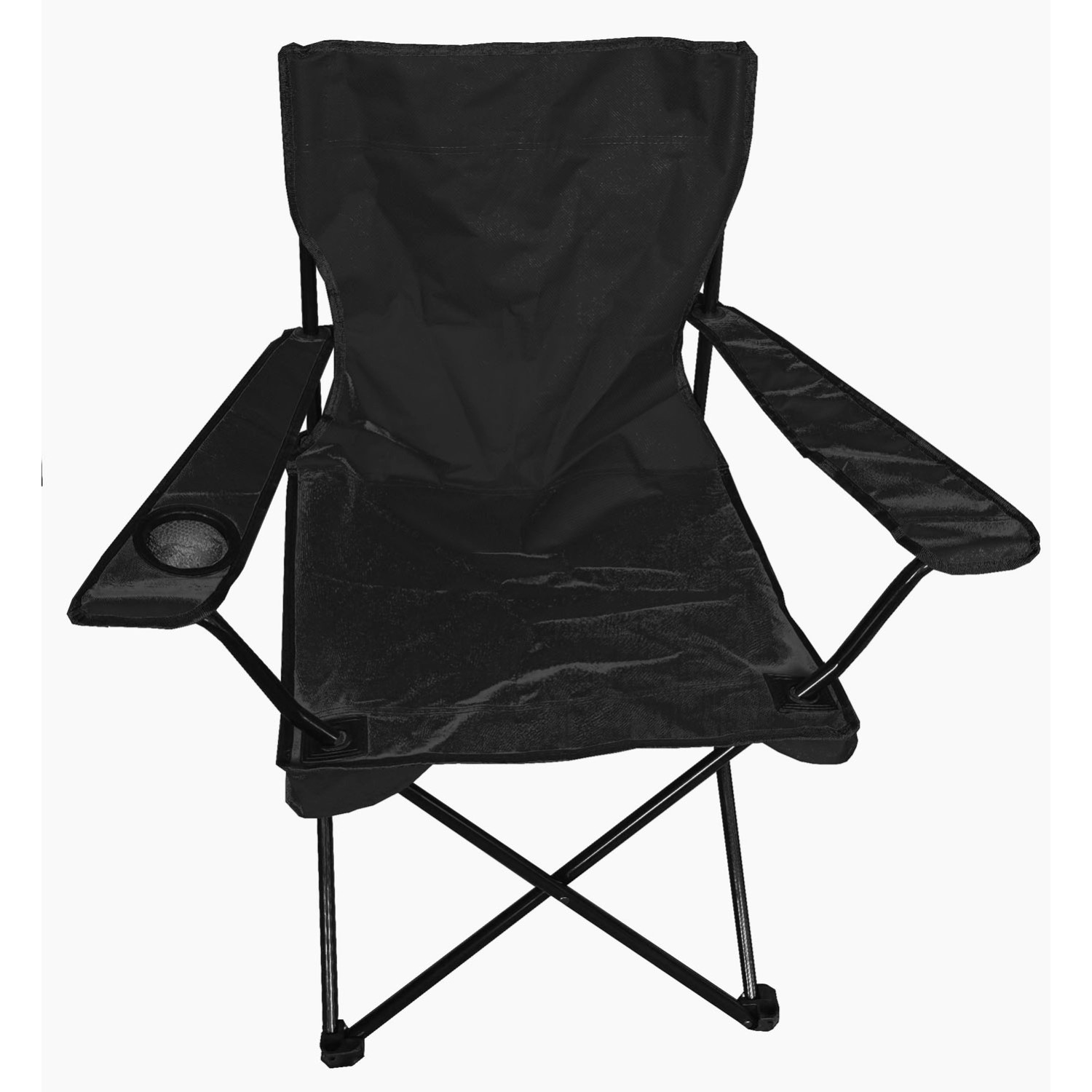 Krzesło kempingowe czarne