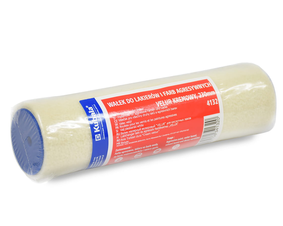KUBALA WAŁEK ZAPAS – VELUR 230 MM NATURALNY / KREMOWY (4132)