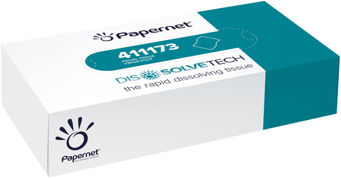 Chusteczki higieniczne Papernet Defend-Tech, w kartoniku, 100 sztuk