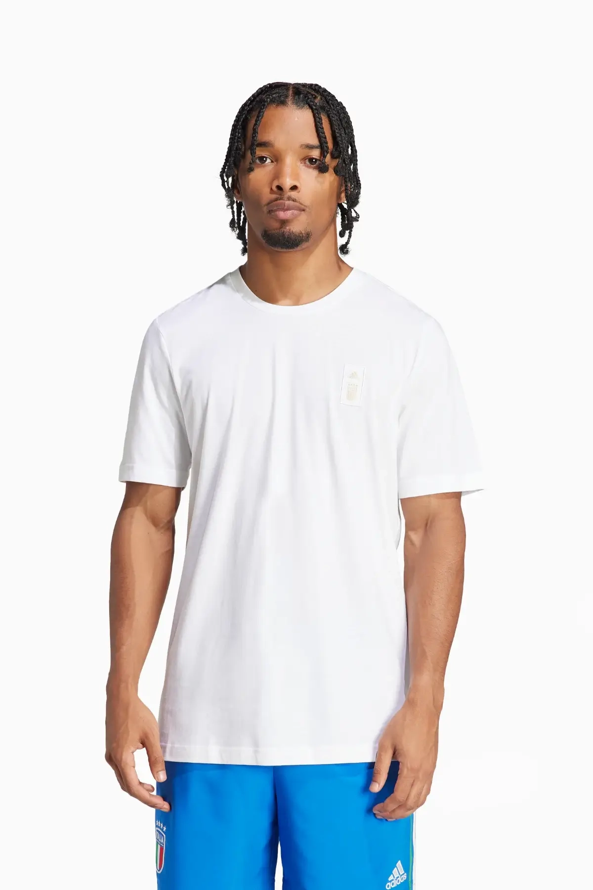 Koszulka Reprezentacji Włoch adidas 2024 DNA Graphic - Biały