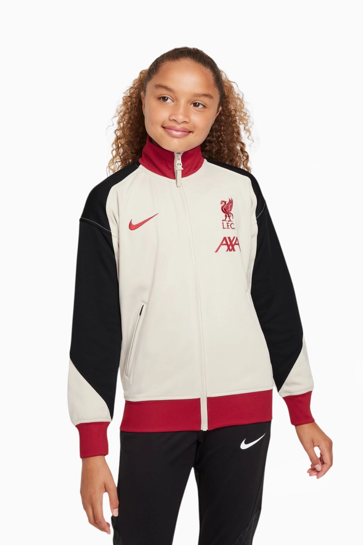Bluza Nike Liverpool FC 24/25 Anthem Junior - Beżowy