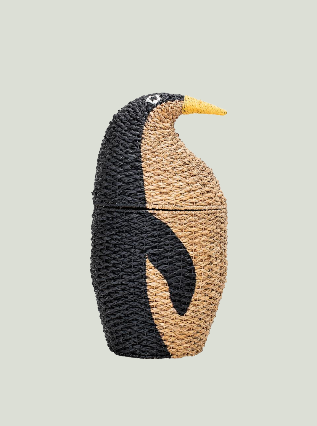 Kosz Tazia z pokrywką, czarny, trawa Bankan BLOOMINGVILLE MINI