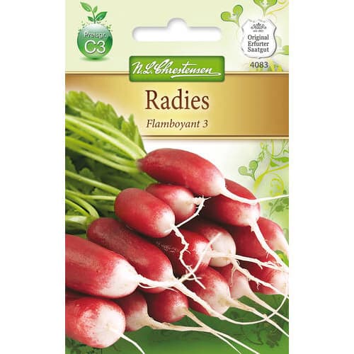 1 szt, Radies Flamboyant 3 - Samen: Ilość w opakowaniu: 1 Stück