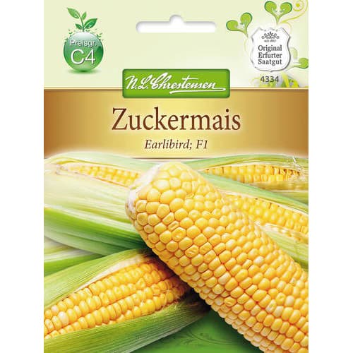 1 szt, Zuckermais Earlibird F1 - Samen: Ilość w opakowaniu: 1 Stück