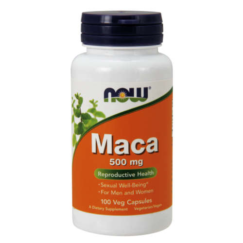 Now foods, maca 500 mg, 100 kapsułek