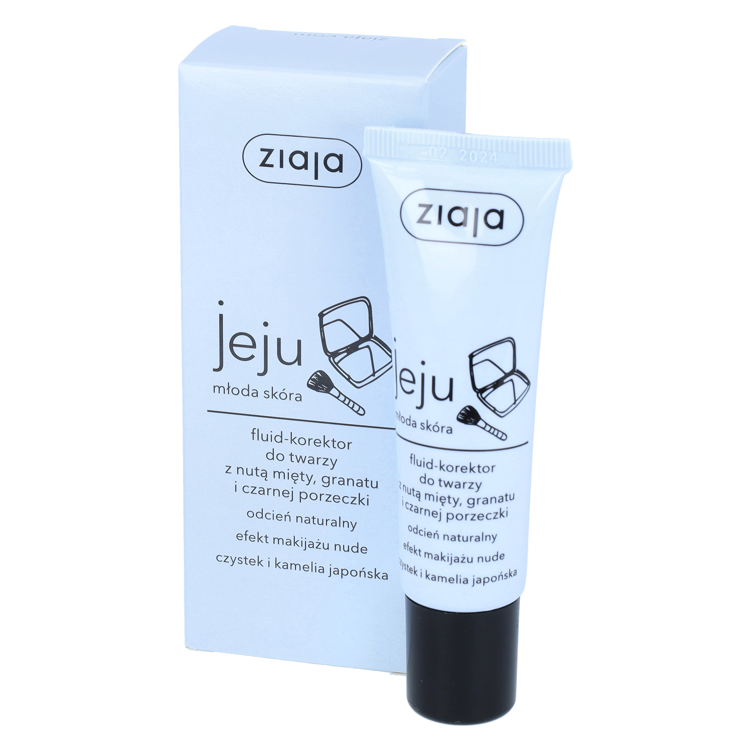 Ziaja jeju - fluid, korektor do twarzy, 30 ml