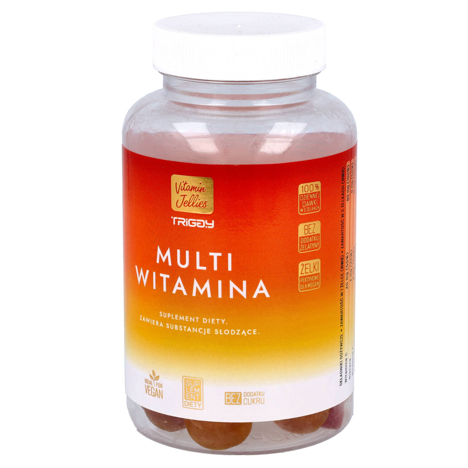 Triggy żelki pektynowe multiwitamina, 150 g (data ważności: 09.12.2025)