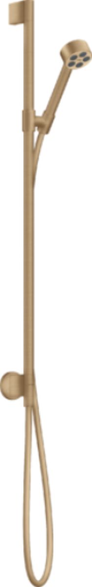 Axor One zestaw prysznicowy ścienny EcoSmart brąz szczotkowany 48791140