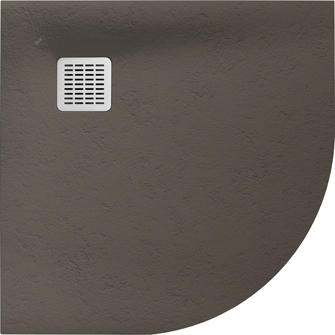 Roca Terran brodzik 90x90 cm półokrągły kompozyt Stonex cafe AP10538438401660