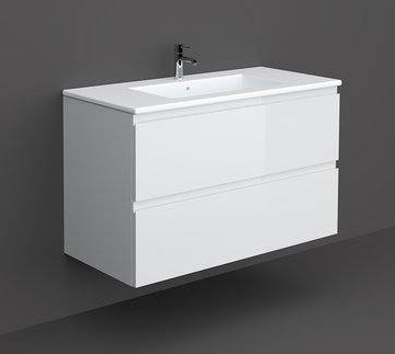 Rak Ceramics Joy szafka 100x43x60 cm podumywalkowa wisząca biała JOYWH100PWH