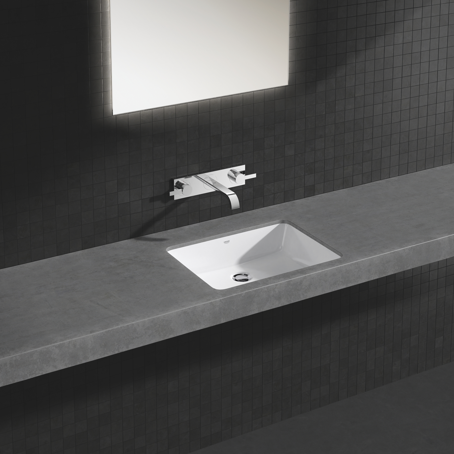 Grohe Cube Ceramic umywalka 50x38 cm prostokątna podblatowa biała 3948000H - Wysyłka w 24h