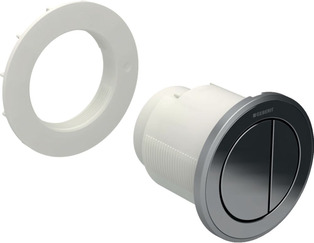 Geberit Typ 10 przycisk spłukujący do WC stal 116.057.SN.1