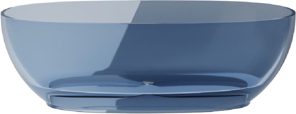 Besco Mexa wanna wolnostojąca 170x78 cm owalna niebieska #WAM-170-BWW