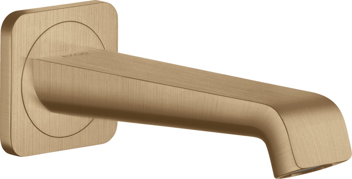 Axor Citterio E wylewka wannowa ścienna brąz szczotkowany 36425140