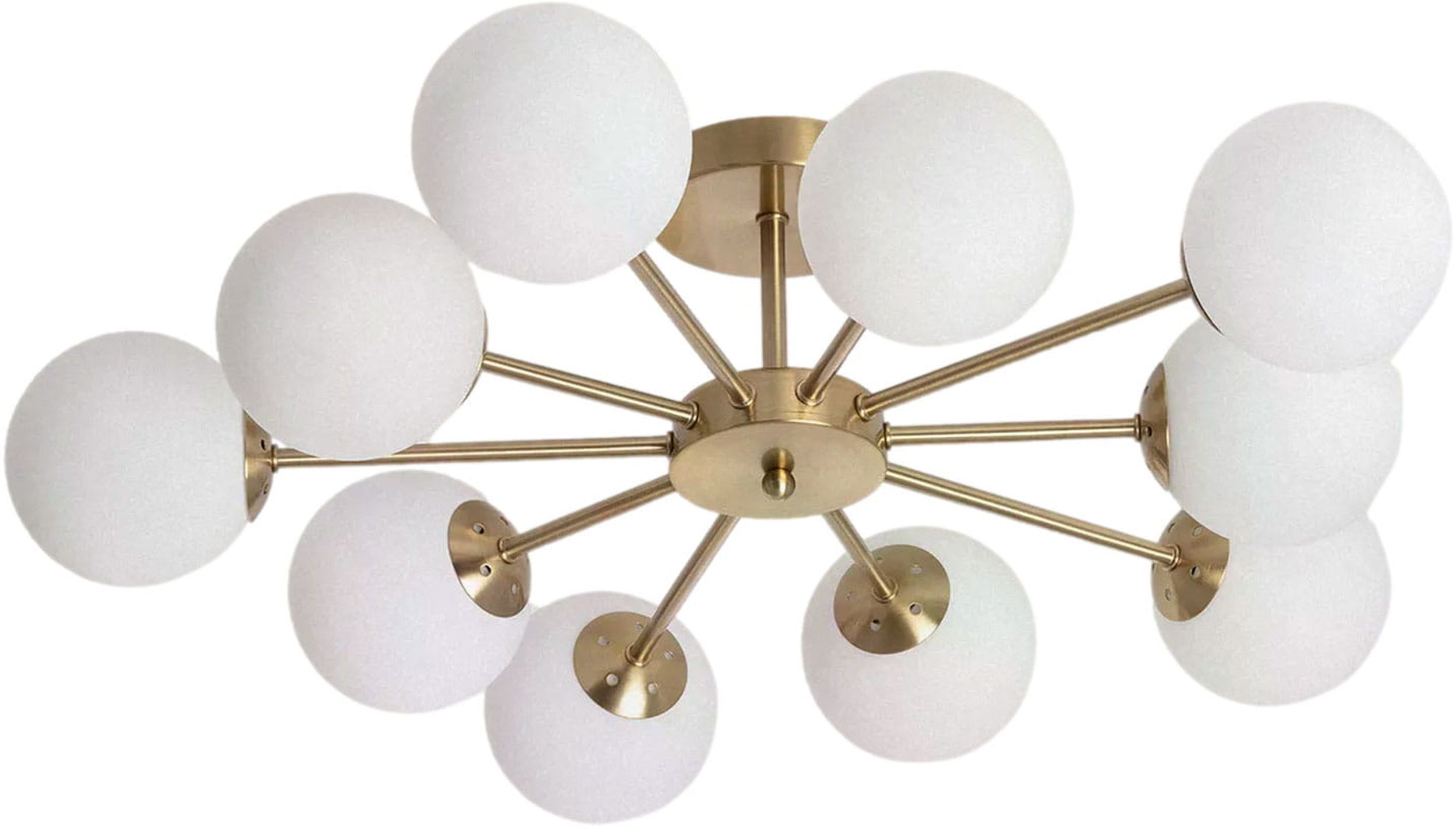 Abruzzo Elegante lampa podsufitowa 10x12W złoty/biały ABR-ZWZ-10XG9
