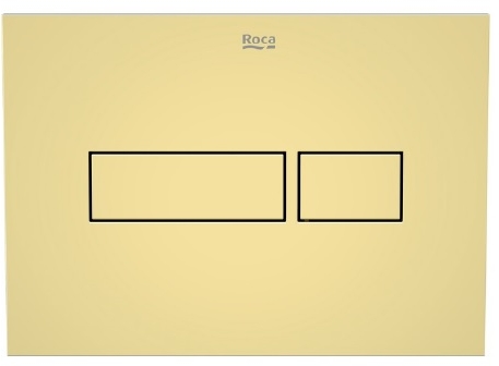 Roca Duplo Nova przycisk spłukujący do WC złoty A8902202G0 - Wysyłka w 24h