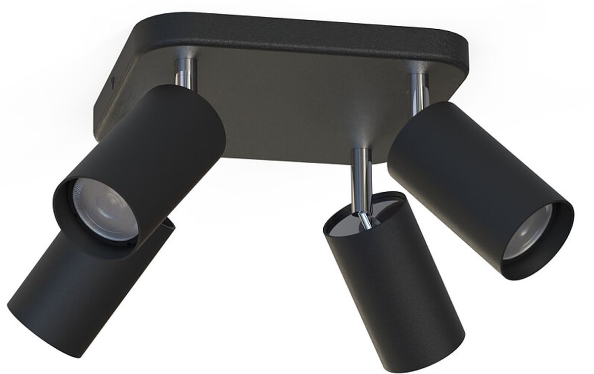 Nowodvorski Lighting Eye Spot Black IV lampa podsufitowa 4x10W czarny 6022