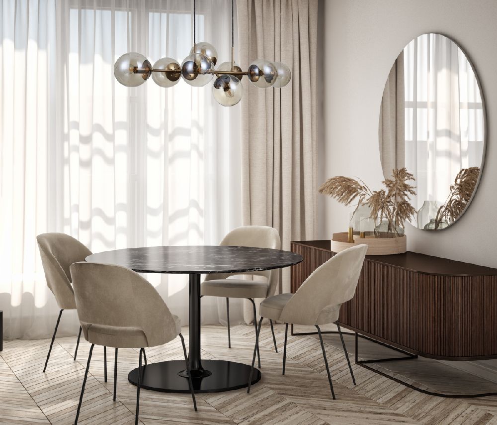 Italux Molite lampa wisząca 8x5 W mosiądz PND-1098-8-HB