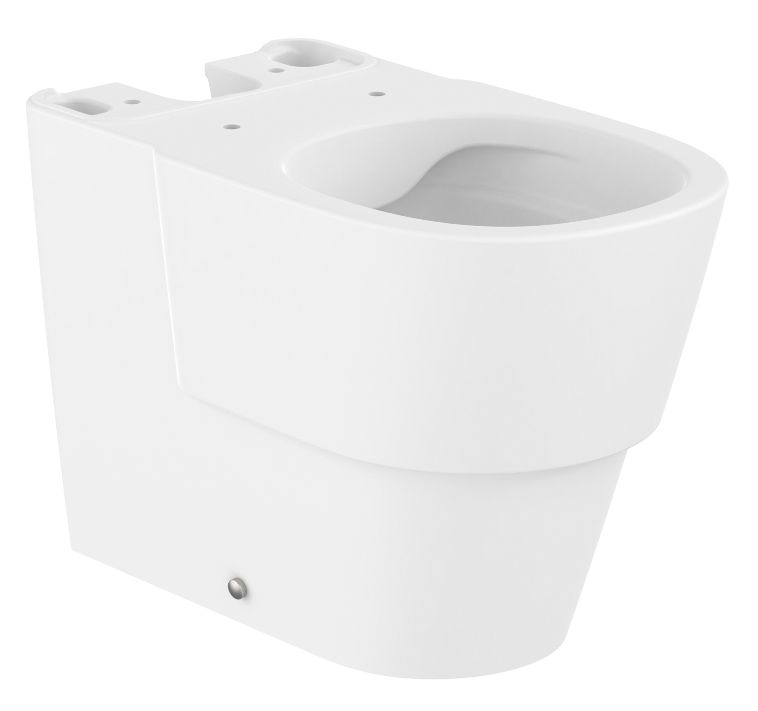 Roca Tura miska WC stojąca bez kołnierza biały połysk A342697S00