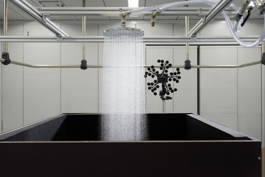 Hansgrohe Raindance S PowderGain deszczownica 24 cm okrągła 240 1jet P z ramieniem sufitowym chrom 27620000